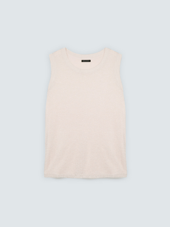 Lurex jersey top