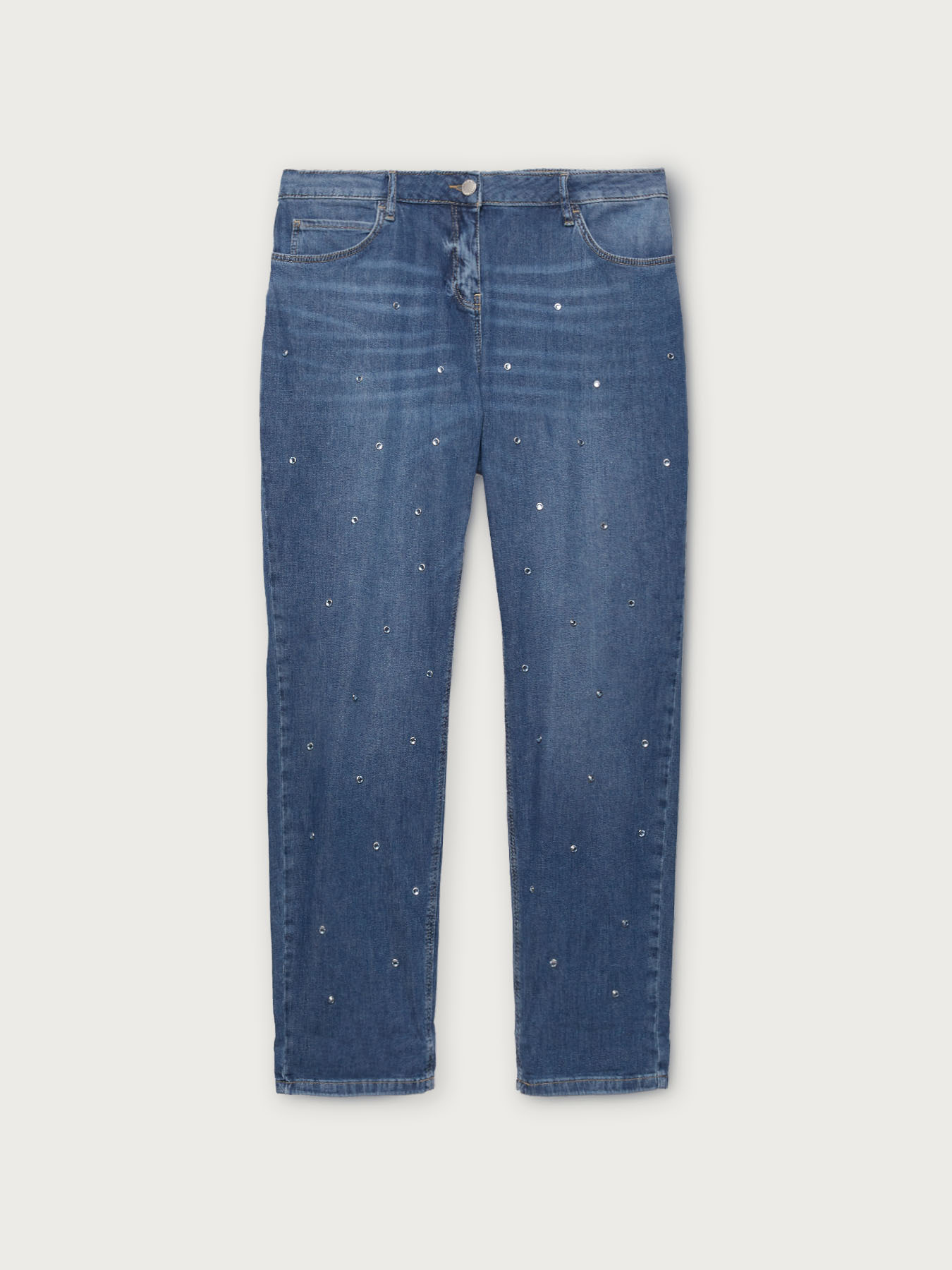 Girlfit-Jeans Zaffiro mit Kristallen image number 3