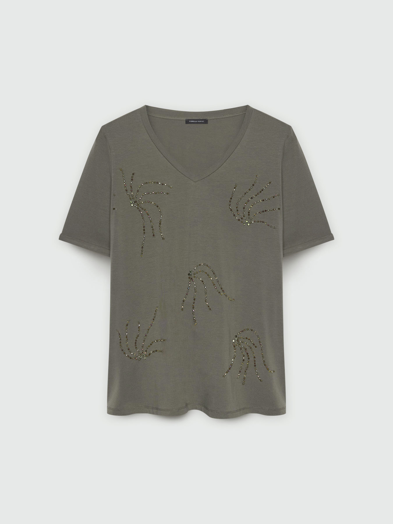 Embroidered T-shirt image number 4