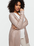 Shimmer-effect cardigan with netting image number 3