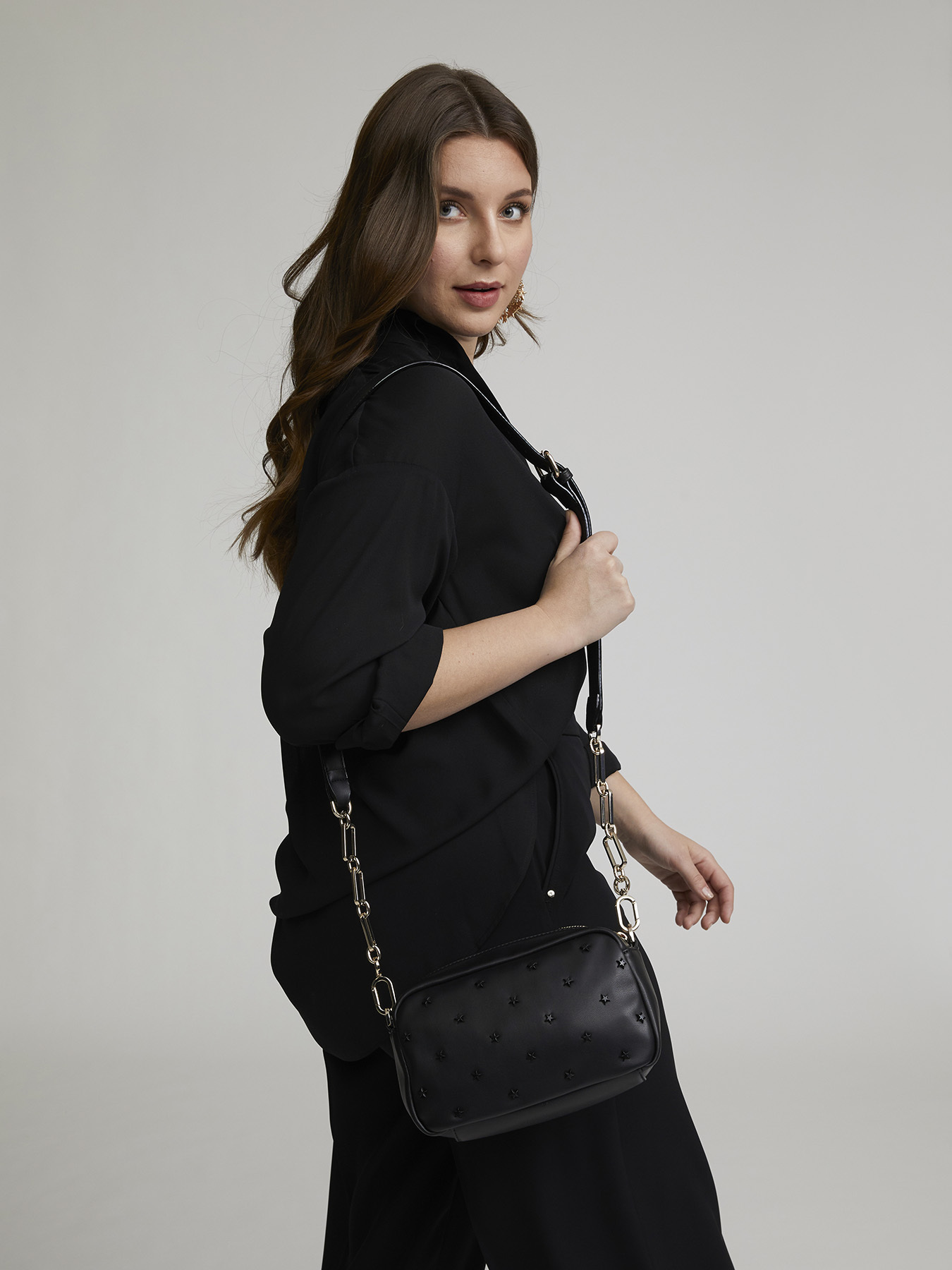 Borsa a tracolla con stelle image number 0