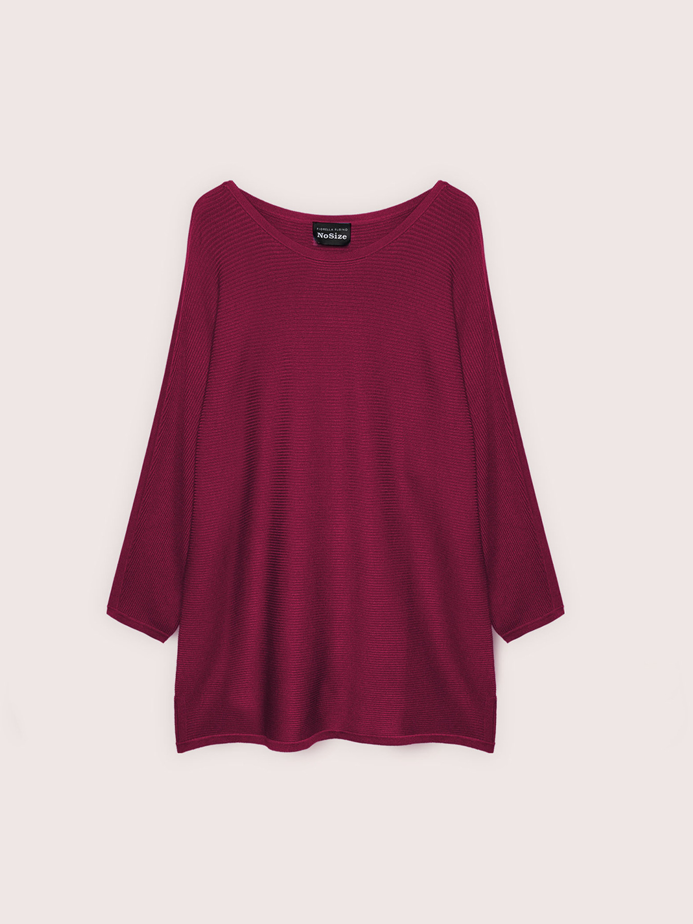 Viscose blend ribbed knitwear image number 5