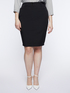 Pencil skirt with front zip image number 0