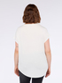 Two-material T-shirt with round neckline image number 1