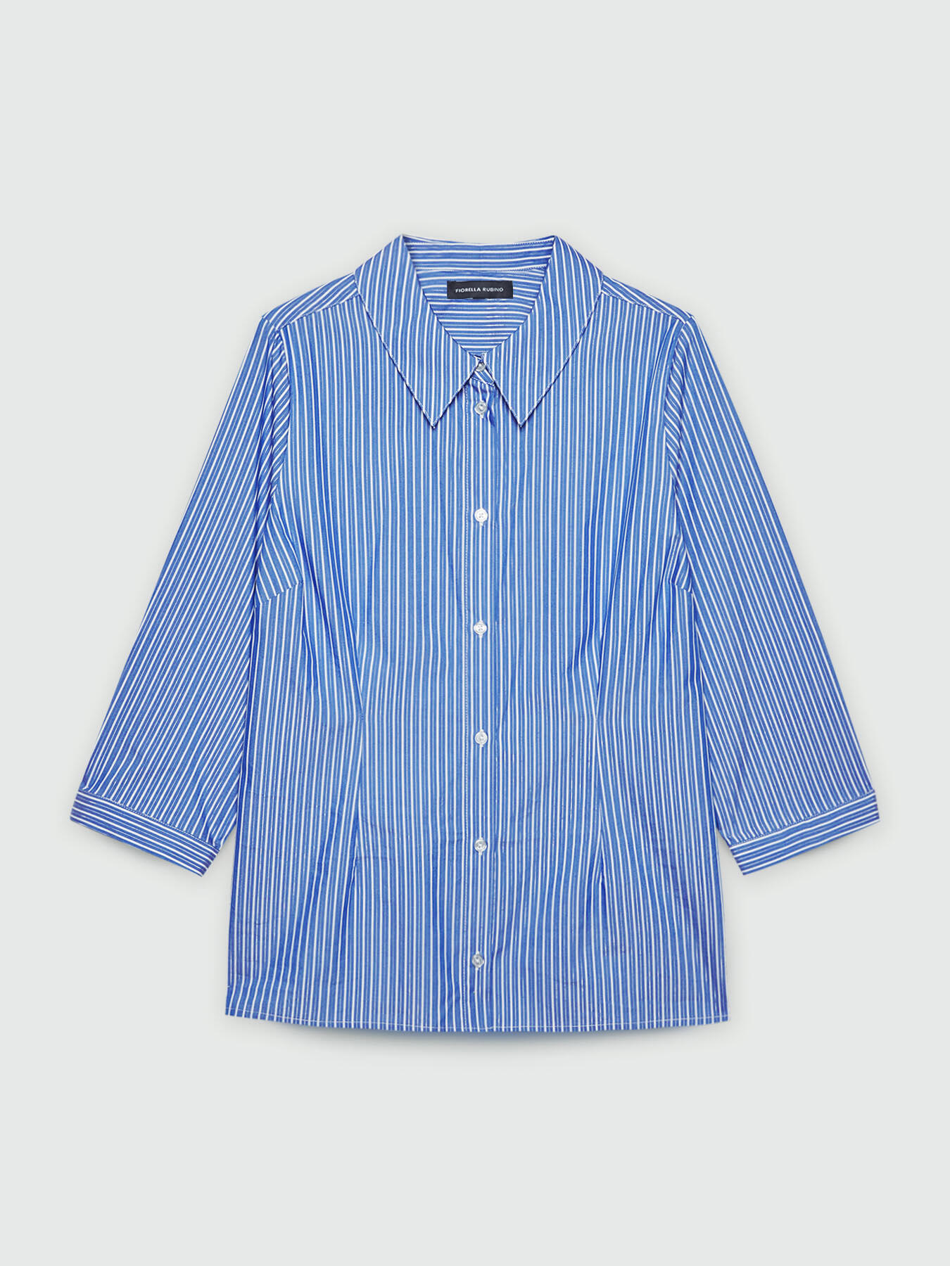 Camicia a righe misto cotone image number 5