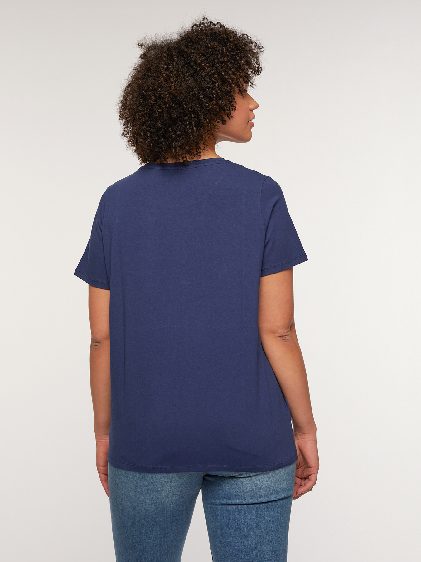 T-shirt avec imprim&eacute; effet velours image number 1