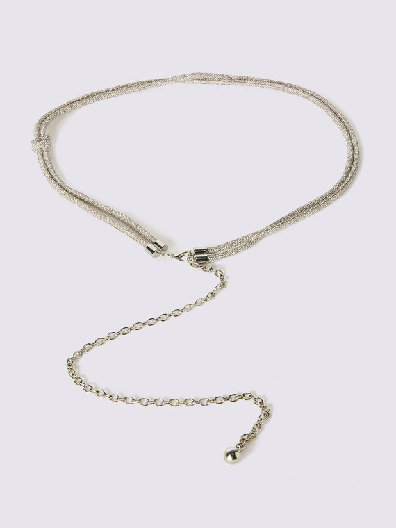 Chain belt with pendant