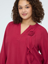 Blouse en viscose avec petite rose image number 4