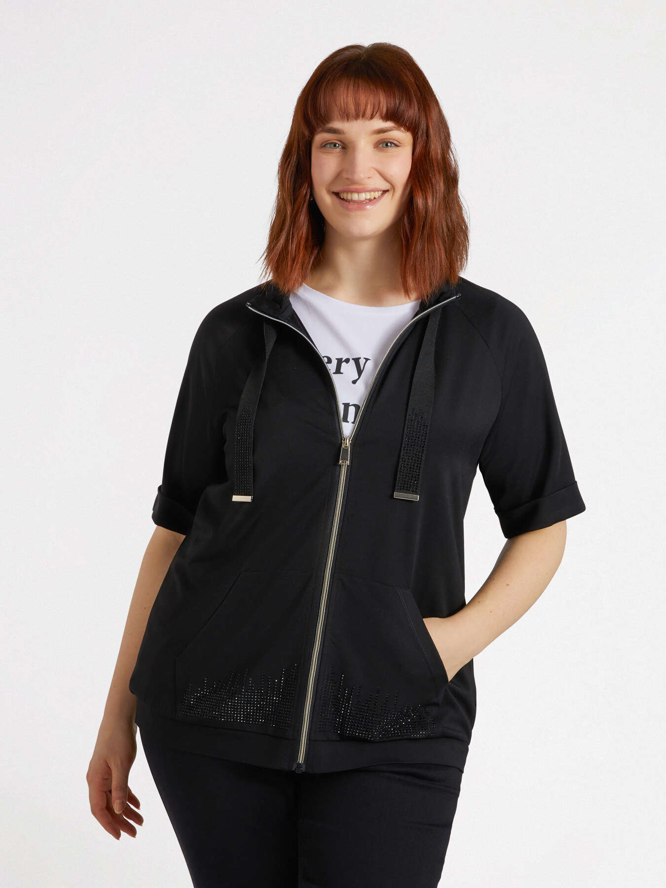 Short-sleeved sweatshirt image number 2