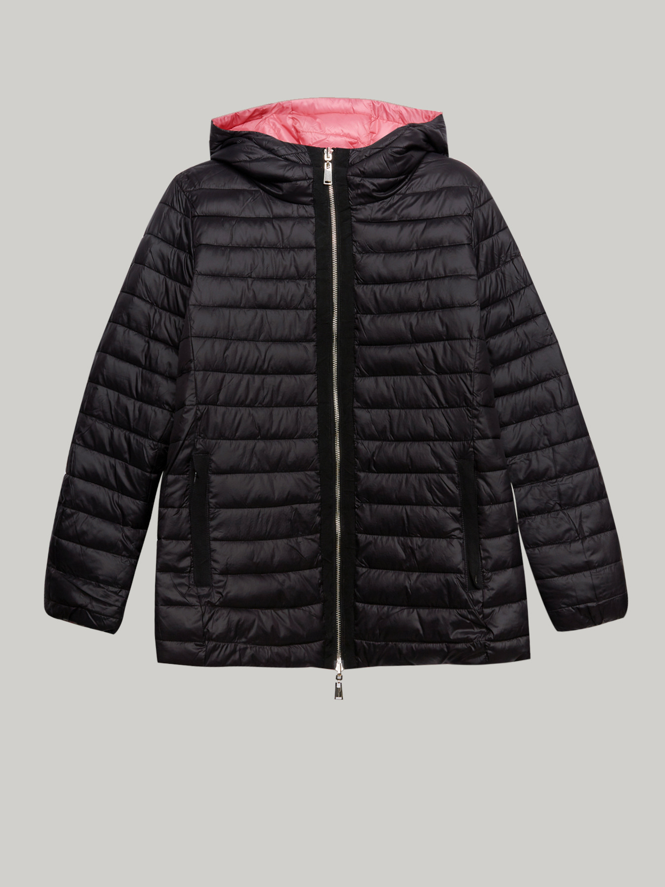 Two-tone reversible down jacket image number 3