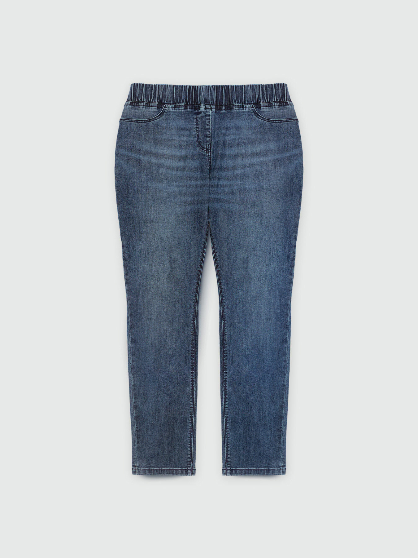 Jeggings lavaggio chiaro image number 4