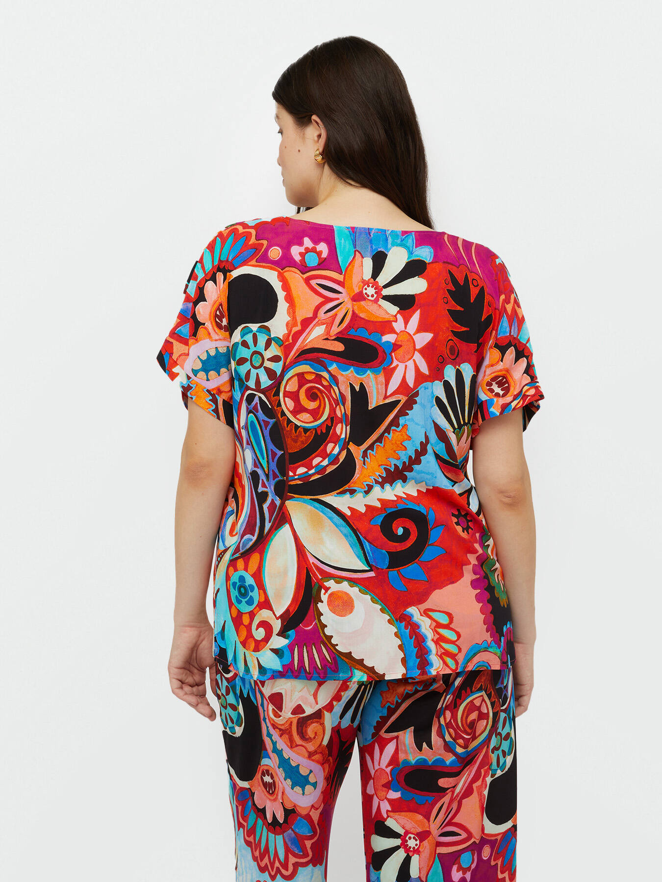 Blouse multicolore avec viscose LENZING&trade; ECOVERO&trade; image number 1