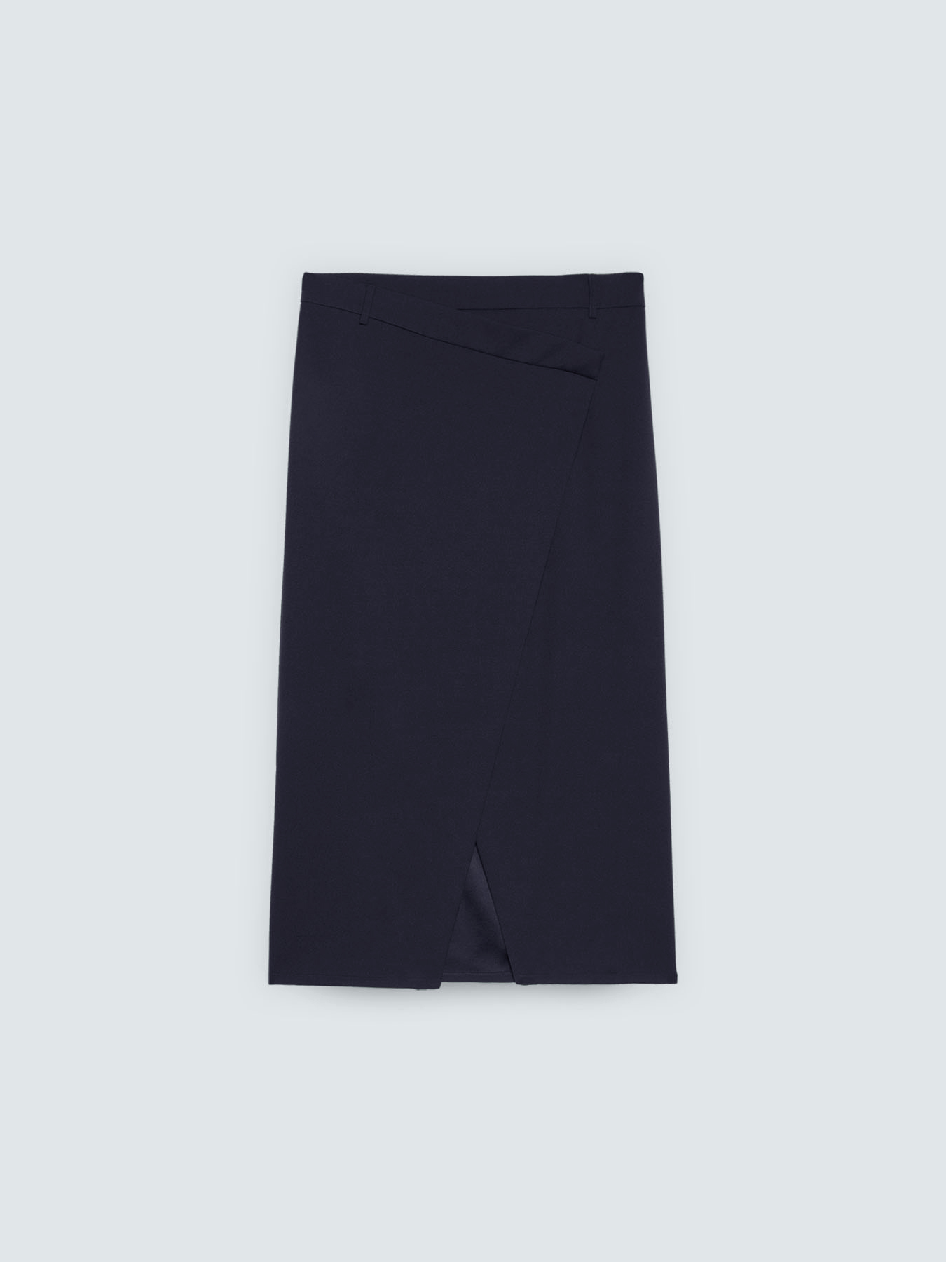 Long skirt with wrap closure image number 4