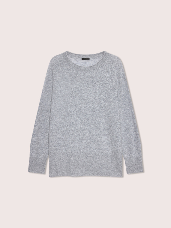 100% cashmere crew-neck sweater
