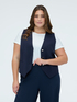 Stretch fabric vest image number 0