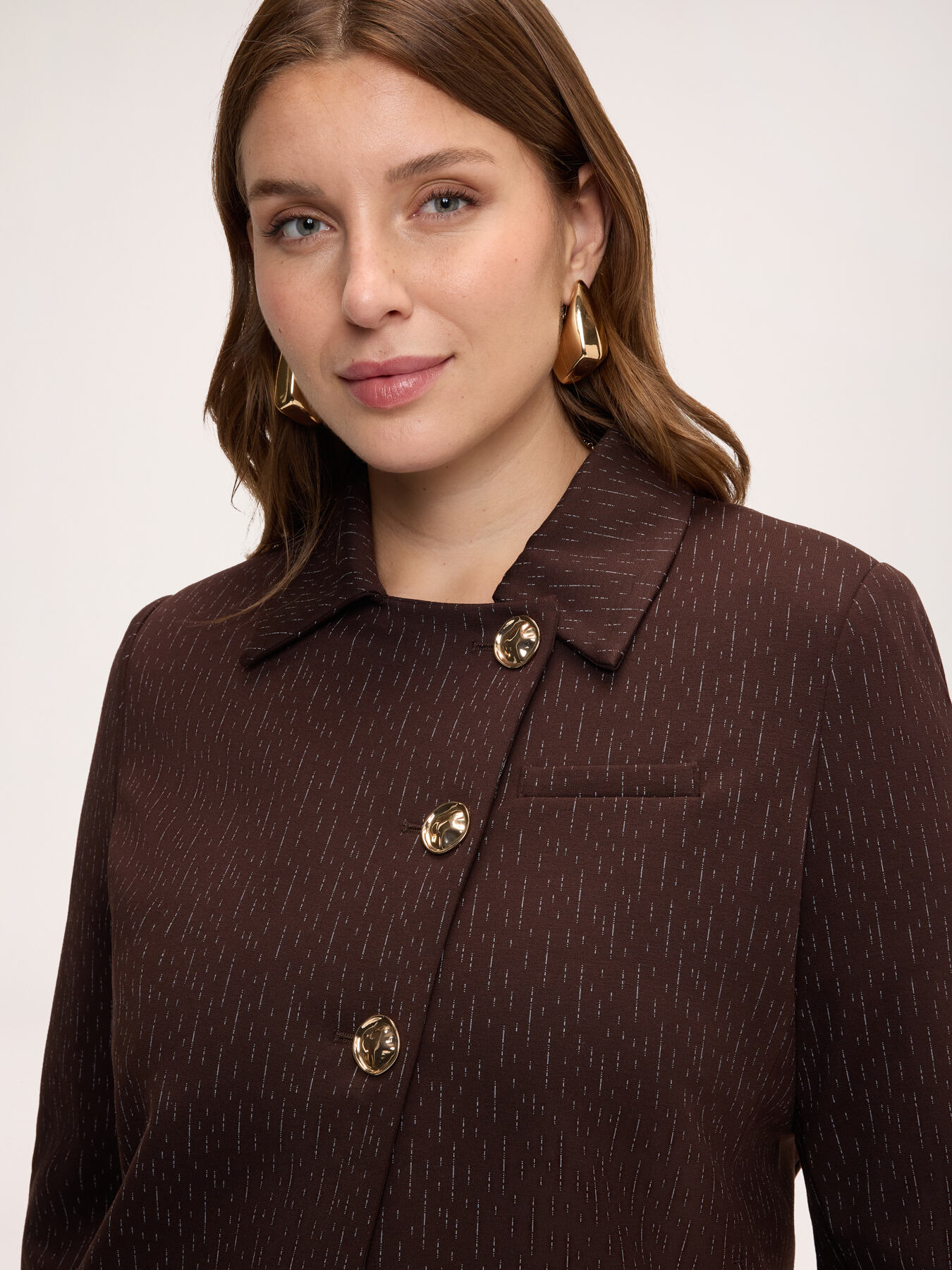 Blazer with asymmetric closure image number 3