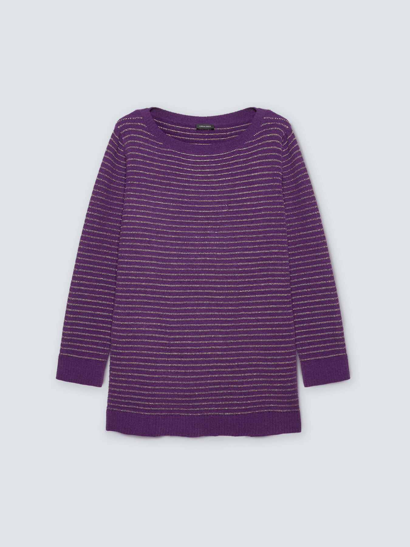 Maglia con righe in filo lurex image number 3