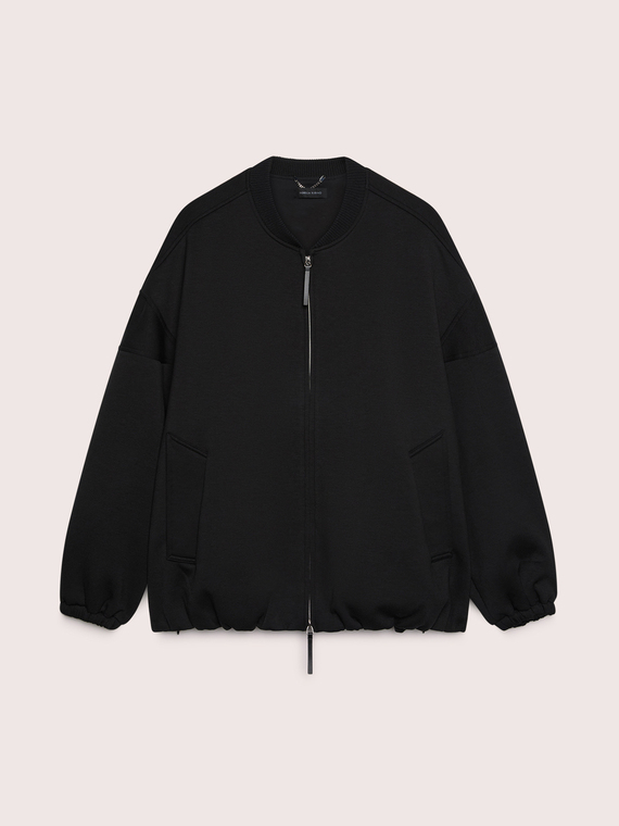 Blouson en n&eacute;opr&egrave;ne avec col c&ocirc;tel&eacute;