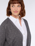 Fein gestrickter Cardigan mit glitzernden Applikationen image number 3