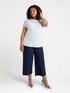 Lightweight cropped trousers image number 1