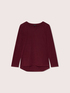 Laminated jersey long-sleeve t-shirt image number 4