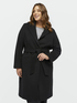Cloth coat with belt image number 2