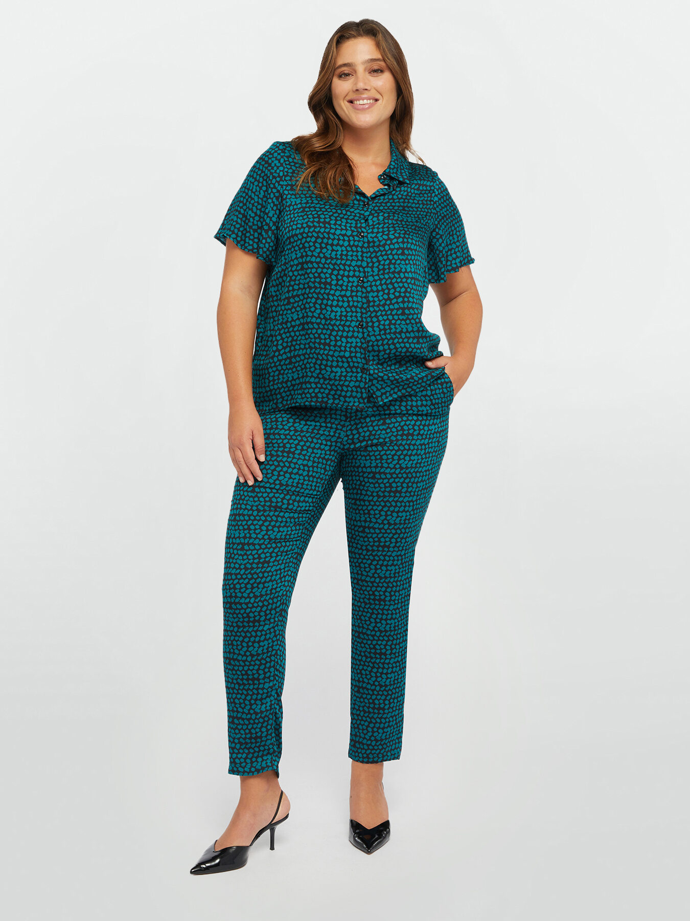 Printed pattern shirt image number 1