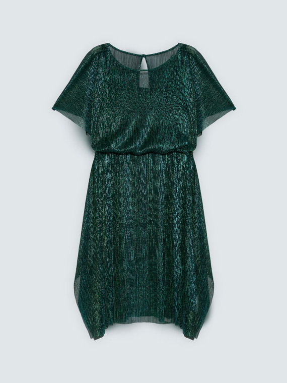 Robe en cr&ecirc;pe lurex