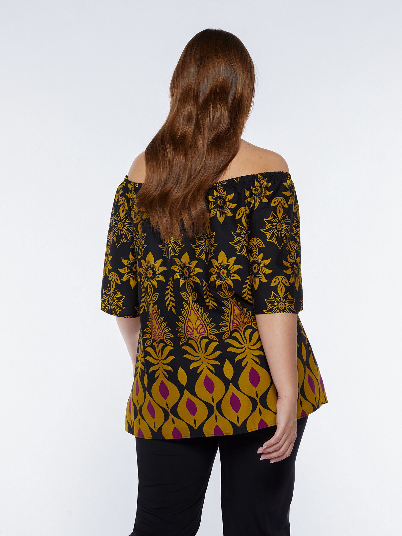 Bluse mit Ethno-Druck image number 1