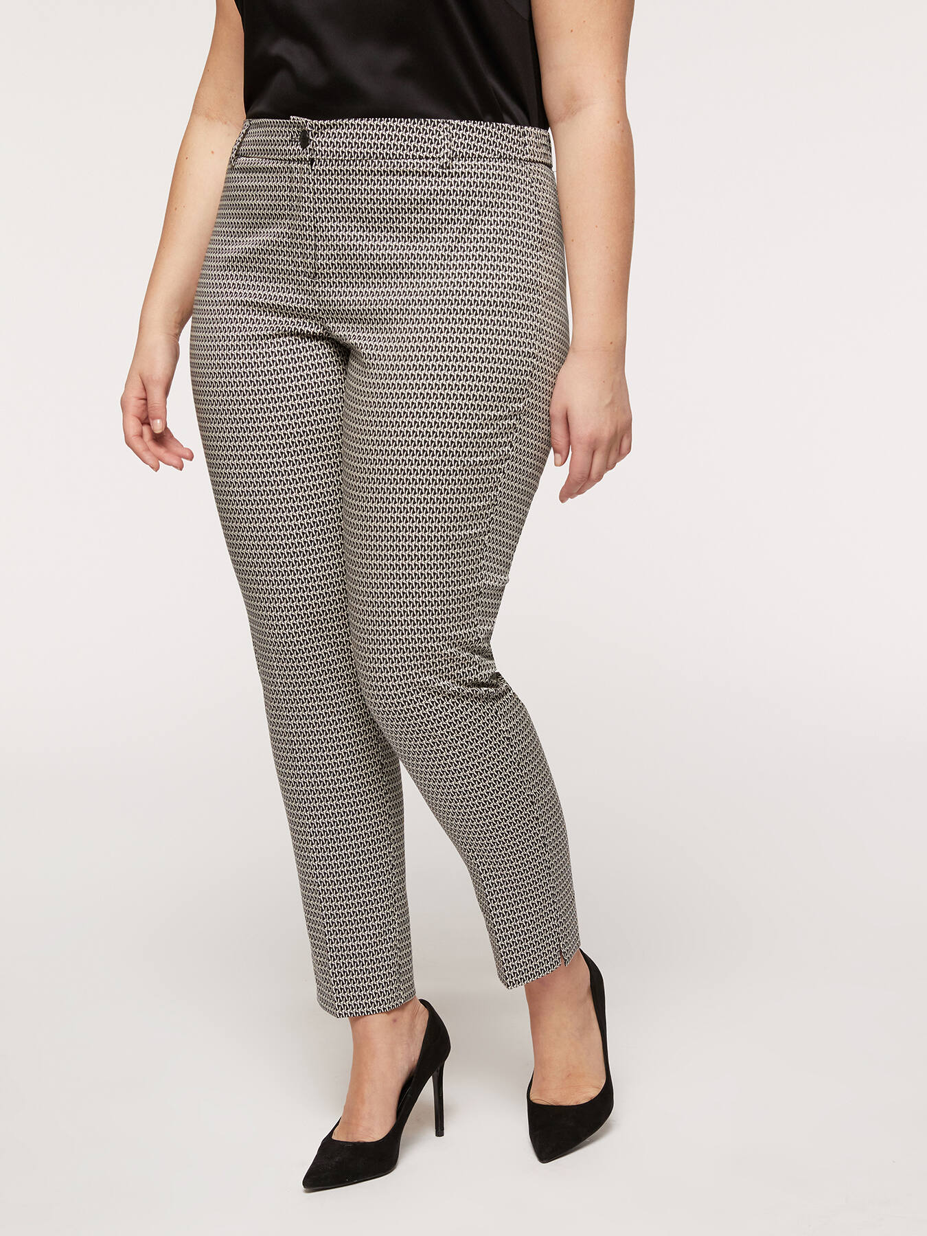 Pantaloni dritti stampati image number 2