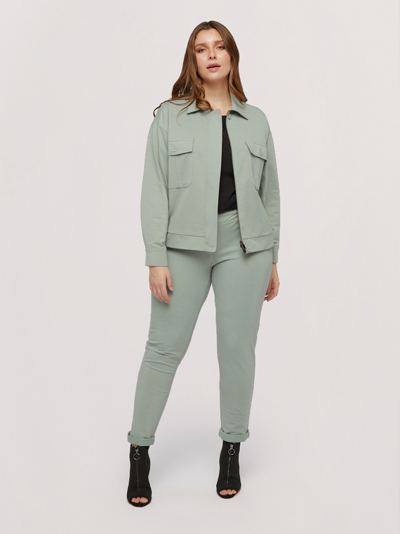 Fiorella Rubino Pantaloni in punto milano Donna Verde