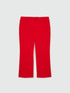 Pantal&oacute;n kick flare de tejido el&aacute;stico image number 5