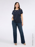 Jeans flare lavaggio blu image number 1