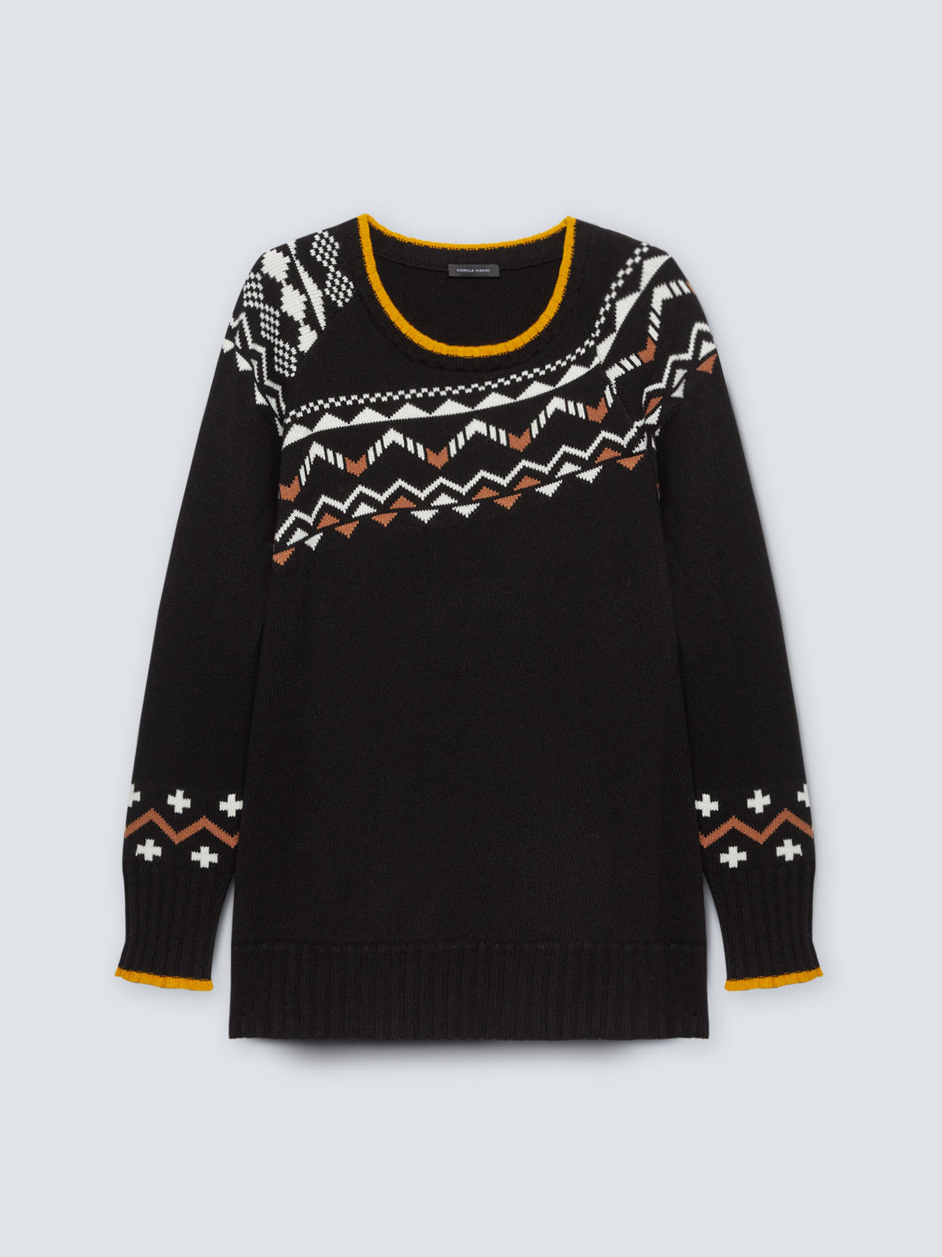 Jersey con elaboraci&oacute;n jacquard diagonal image number 3