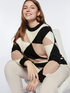 Maglia con intarsi geometrici image number 3