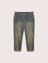 Stone washed effect Barrel jeans image number 4