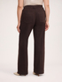 Stretch cotton flare trousers image number 1