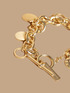 Bracciale a catena con charms image number 1