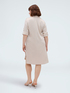 Power Hemdblusenkleid aus Viskose-Satin image number 1