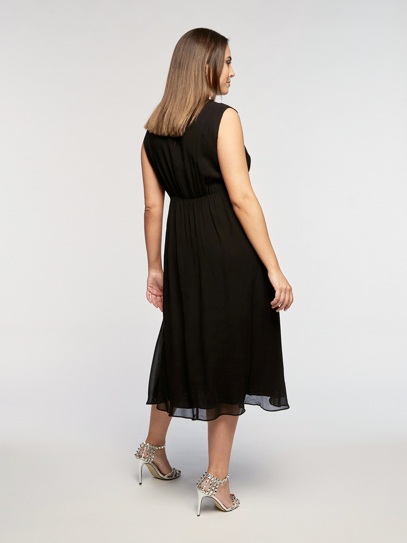 Elegant georgette frock image number 1