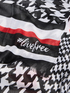 Long scarf with houndstooth print image number 2