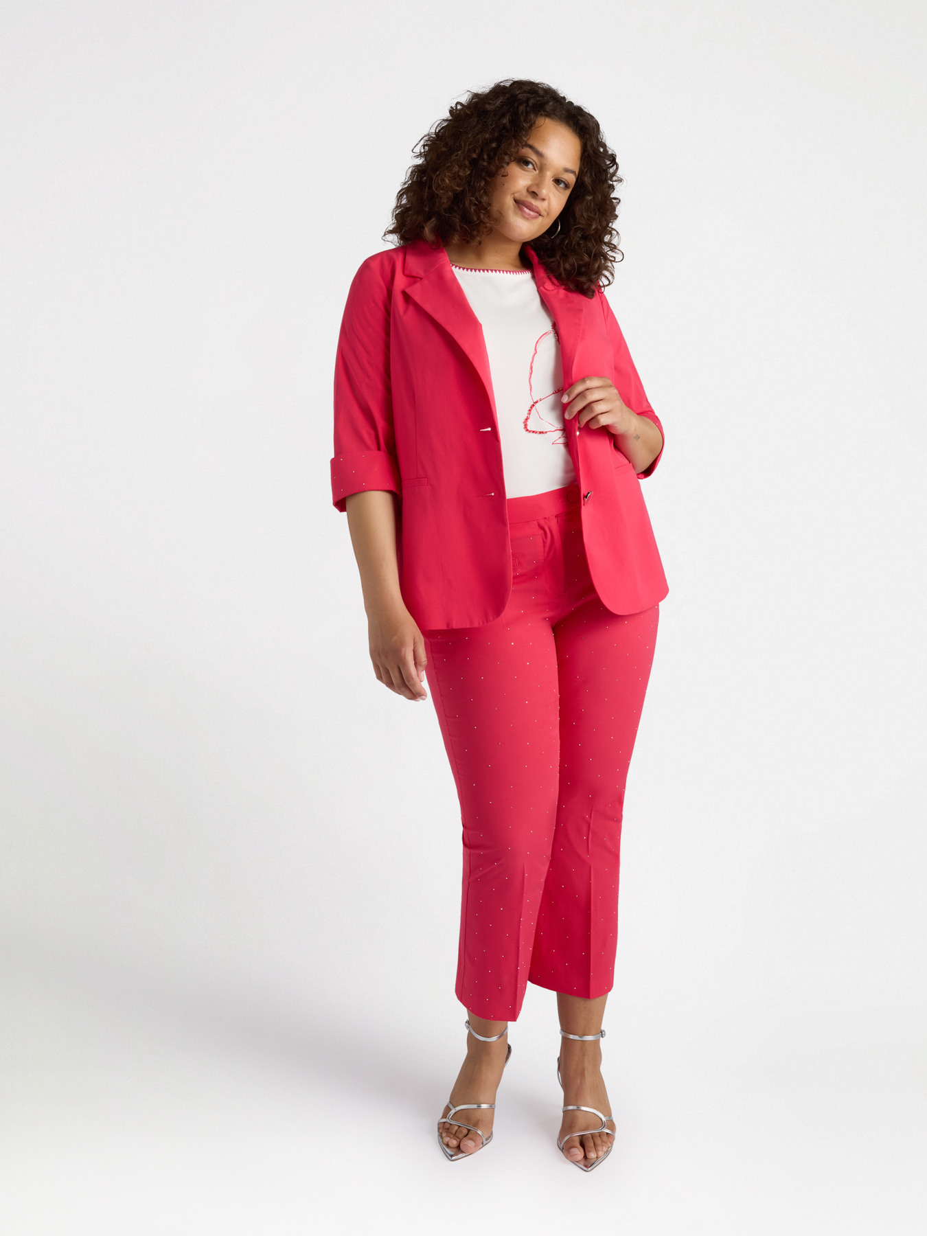 Blazer with elbow-length sleeves image number 2