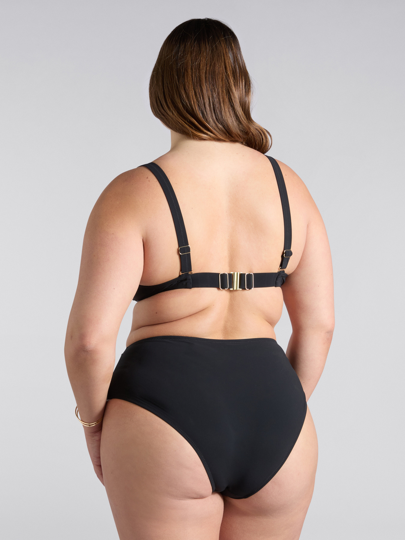 Bikini avec n&oelig;ud et cristal ton sur ton image number 1