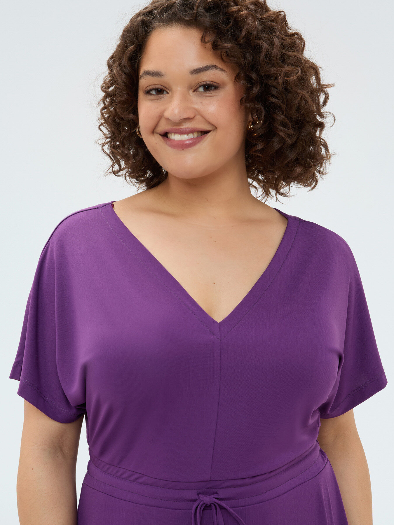 Vestito Pretty in jersey con coulisse in vita image number 5