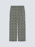 Loose printed trousers image number 2