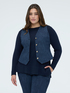 Milano stitch vest with buttons image number 0