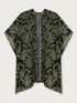 Palm print caftan with embroidery image number 3