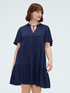 Smile Short Dress with Bow image number 2