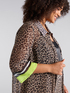 Animal print kaftan shirt image number 4