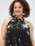 Long Free dress foliage print image number 3